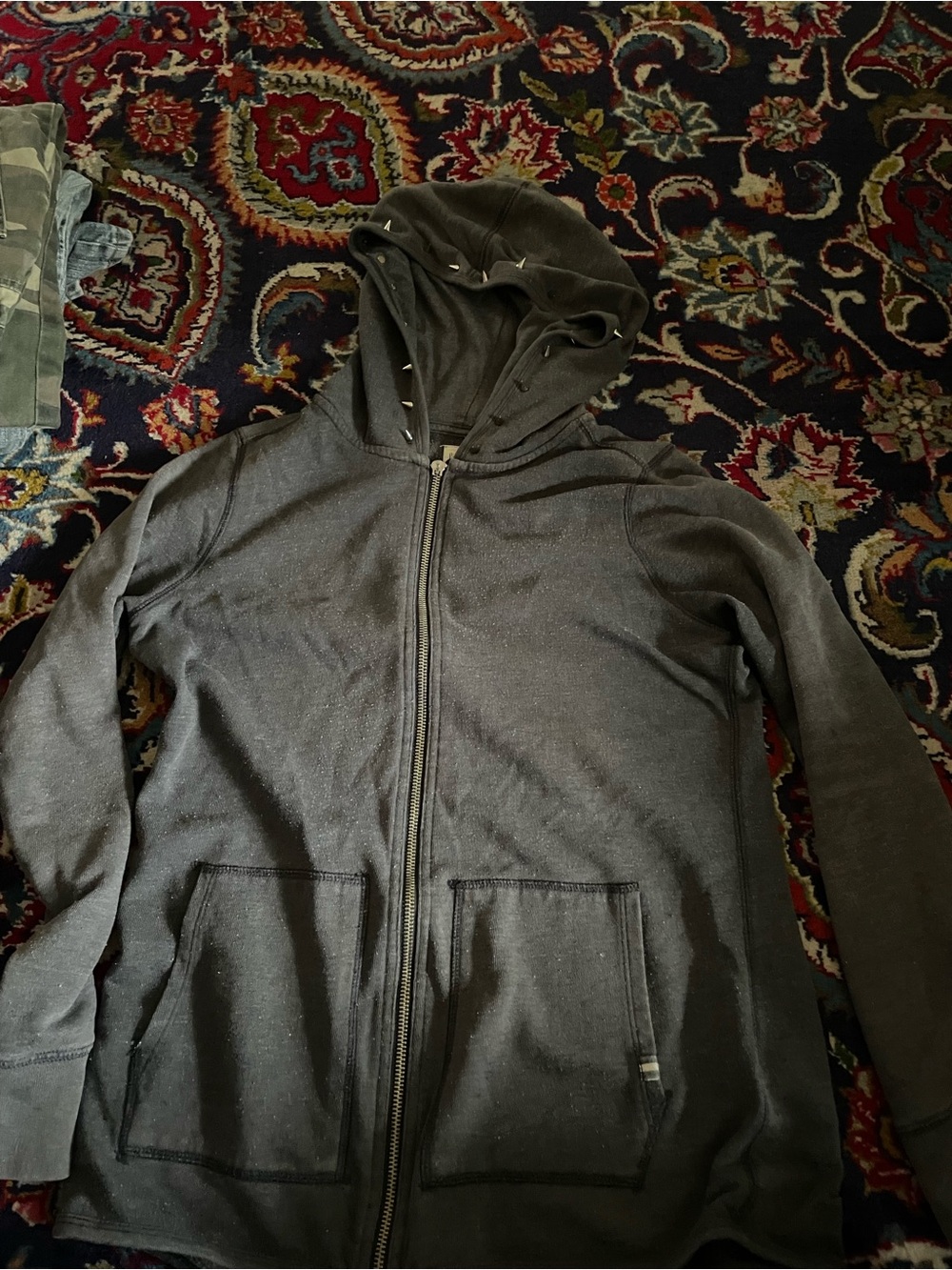 Women’s spiked tight fit hoodie